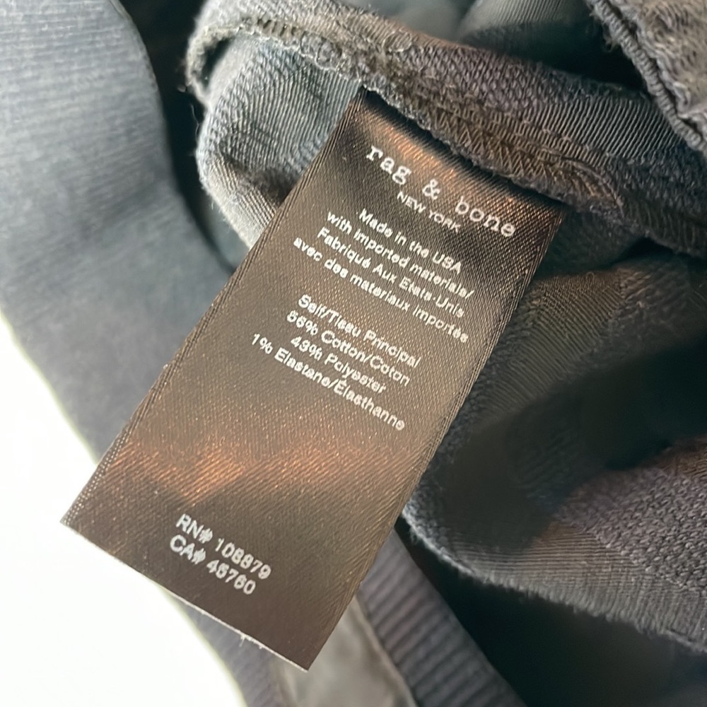 Rag & Bone Simone Black Zebra Pants Size 0 - image 4